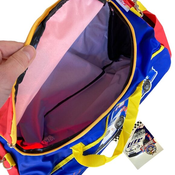 Vintage 1998 Rusty Wallace #2 Miller Lite Duffel Gym Bag NASCAR ADS Sports NOS! - Picture 7 of 10